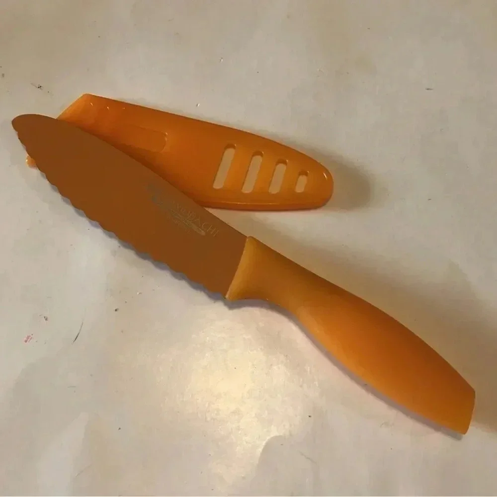 Tomodachi Set Of 3 Knives 5.5” Santoku 8” Chef Japanese 6” Sandwich